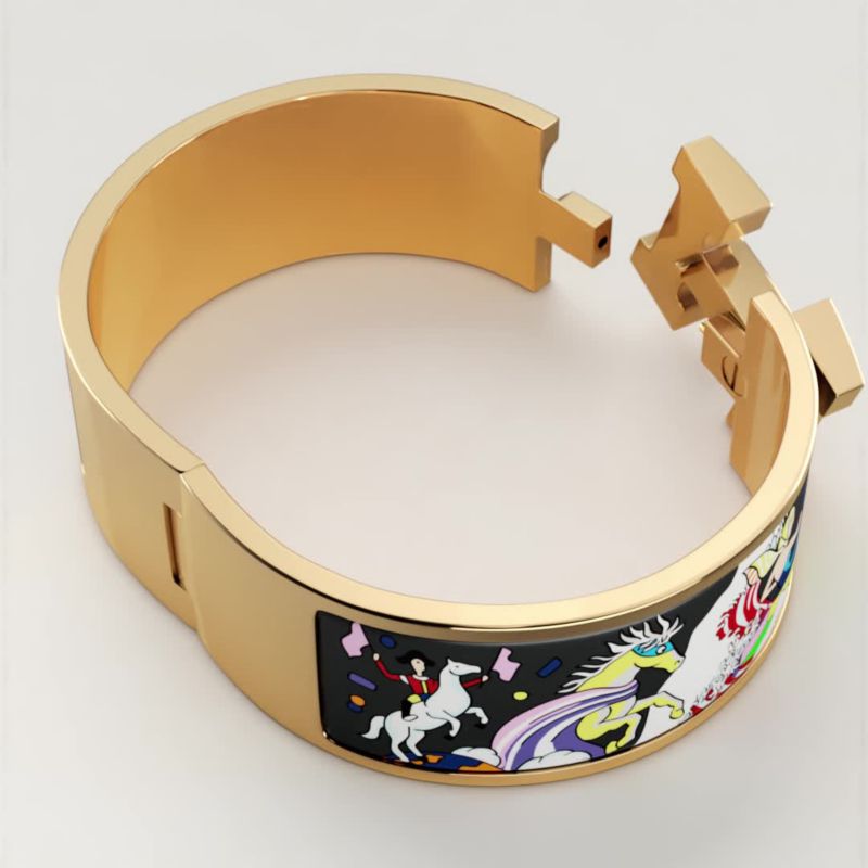 【HERMES】Clic H l'Epopee d'Hermes bracelet 303315F F8_video_2-AVS?wid=800